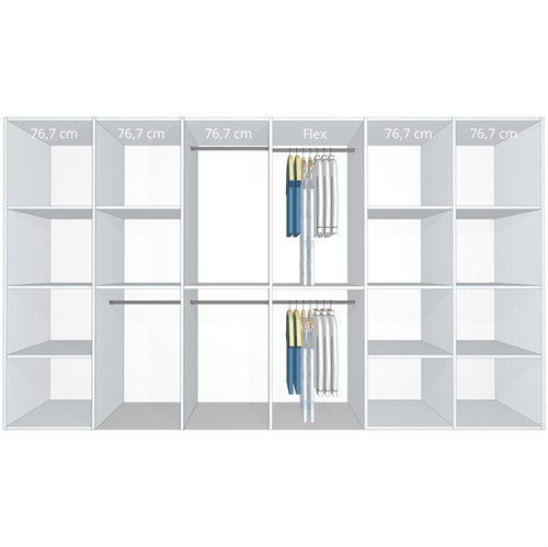 Inventar fra bredde 340 cm til 360 cm - Kitchn - Model B